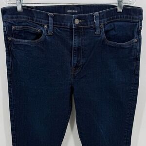 J.Crew Slim Fit Jeans‎ Japanese Fabric Kurabo Dark Wash Denim Mens Size Waist 35